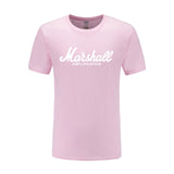 Marshall T Shirt Logo Amps Amplification Guitar Hero Hard Rock Cafe Music Muse Tops Tee Shirts For Men Fashion Harajuku T-shirts