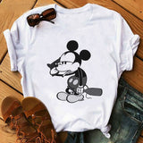 Hot Sale Summer Trend Style Cute Print Clothes Casual Vintage Shirt Chiffon Loose Women Blouses 2019 Print Fashion Women Tops