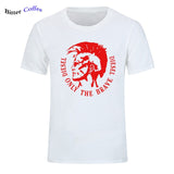 NEW Diesel only the brave Diesel print men tshirt funny fashion T shirts cool shirt for men men casual top Harajuku T-shirt