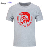 NEW Diesel only the brave Diesel print men tshirt funny fashion T shirts cool shirt for men men casual top Harajuku T-shirt