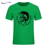 NEW Diesel only the brave Diesel print men tshirt funny fashion T shirts cool shirt for men men casual top Harajuku T-shirt