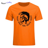 NEW Diesel only the brave Diesel print men tshirt funny fashion T shirts cool shirt for men men casual top Harajuku T-shirt