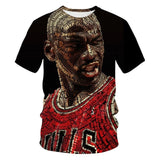 Kobe Bryant summer flame T-shirt 3D printed short sleeved T-shirt men round neck T-shirt women and men kobe harajuku T-shirt 5XL