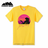 T-Shirt New brand clothing top T shirts Summer style cotton custom 3, 2, 1, Let's jam Cowboy Bebop T shirst Streetwear  harajuku