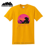 T-Shirt New brand clothing top T shirts Summer style cotton custom 3, 2, 1, Let's jam Cowboy Bebop T shirst Streetwear  harajuku