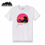 T-Shirt New brand clothing top T shirts Summer style cotton custom 3, 2, 1, Let's jam Cowboy Bebop T shirst Streetwear  harajuku