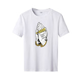 WWKK Men‘s T-Shirst Round Neck 2019 O-neck Solid Summer Fashion Tees Male T-Shirt Male Tops Print Shirt Trend Black High Quality