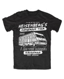 New Summer Printed Unisex Fashion Heisenberg Tour T-Shirt Schwarz Walter,White,Breaking,Bad, Funny T-Shirst