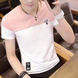 2020 new men t shirt casual short sleeve men's basic tops tees stretch t shirt mens clothing chemise homme