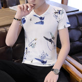 2020 new men t shirt casual short sleeve men's basic tops tees stretch t shirt mens clothing chemise homme