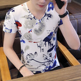 2020 new men t shirt casual short sleeve men's basic tops tees stretch t shirt mens clothing chemise homme