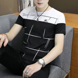 2020 new men t shirt casual short sleeve men's basic tops tees stretch t shirt mens clothing chemise homme