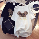Ins Hot Short Sleeve Women Mid Length 2020 Loose T Shirt Summer Print Cartoon Graphic T Shirts Aesthetic Harajuku Thin