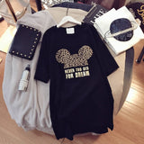 Ins Hot Short Sleeve Women Mid Length 2020 Loose T Shirt Summer Print Cartoon Graphic T Shirts Aesthetic Harajuku Thin
